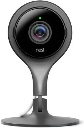 Google Nest Security Pro Indoor Camera, 2mm Focal Length, 24/7 Live Streaming, 2 Megapixel Resolution, 850nm IR Wavelength, Motion Detection Tracking, Digital Zoom, 1 Pack, Black | NC1103US