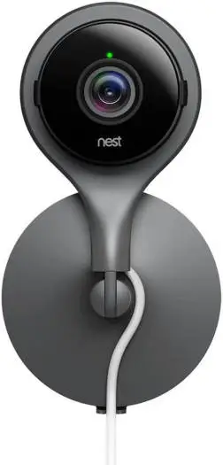 Google Nest Security Pro Indoor Camera, 2mm Focal Length, 24/7 Live Streaming, 2 Megapixel Resolution, 850nm IR Wavelength, Motion Detection Tracking, Digital Zoom, 1 Pack, Black | NC1103US