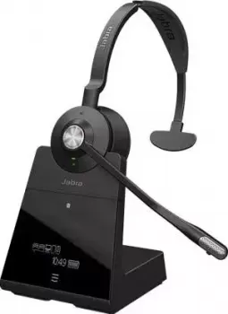 Jabra Engage 75 Mono Wireless Headset, DECT + Bluetooth Connectivity, 40 - 16000 Hz Frequency, Up To 13 Hours Talk Time, 150Meter Wireless Range, Black | 9556-583-117
