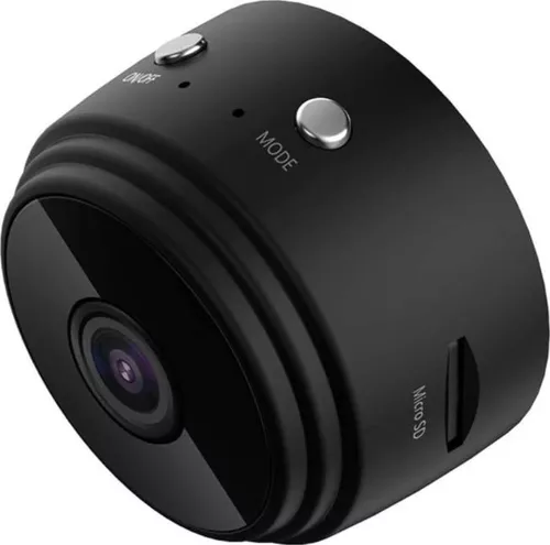 Generic 1080P Mini Home Security IP Camera,  Round Wifi, Full HD Night View, Video Recorder, Wireless IP, Remote Control, Black | 1122334692