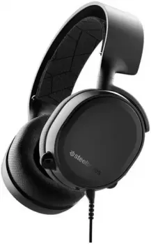 SteelSeries Arctis 3 Console Wired Gaming Headset, For Playstation 5 & PS4, Retractable Microphone, Airweave Ear Cushions, On Headset Controls, Black | 61501
