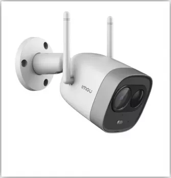 Imou New Bullet  Actively Keeps Threats Away, 1080P, H.265, Night Vision, Active Deterrence, PIR Detection, Two-way Talk, IP67 Weatherproof, Dual-Antenna 2x2 MIMO, Cloud Outdoor Camera | IMO-NEWBULLET