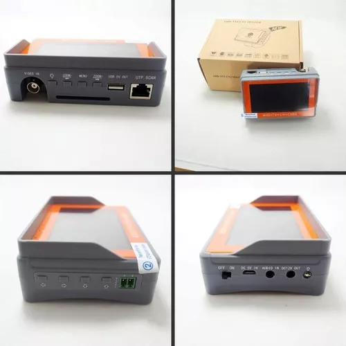 BGT HD CCTV Tester, 4.3" HD Display, Support Analog AHD, TVI, CVI + RS485 PTZ Control, Network Cable Tester, Direct Camera power, Support TVL to 5 Megapixel cameras | IV7W